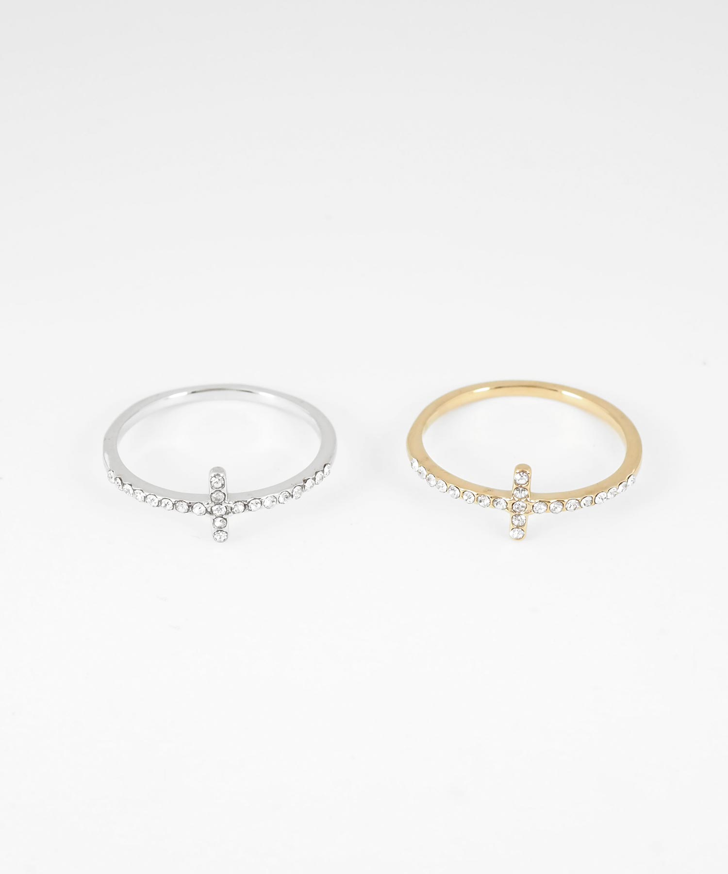 《即納》クロスステンレスリング【JUNO lucenzio/over size ring】