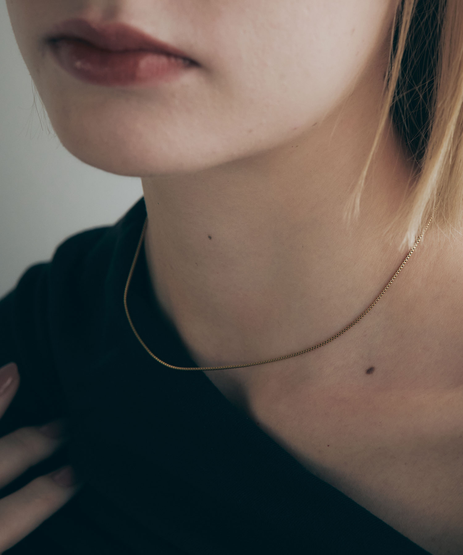 ベネチアンチェーンステンレスネックレス【JUNO lucenzio/skinline】