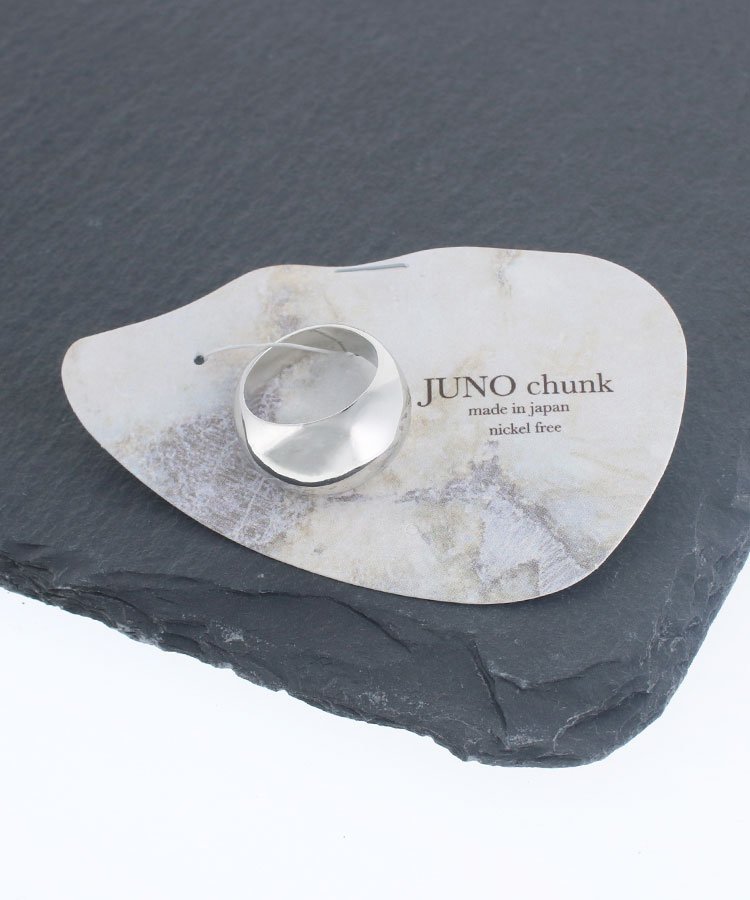 シルバーぷっくりメタルリング【Juno chunk】