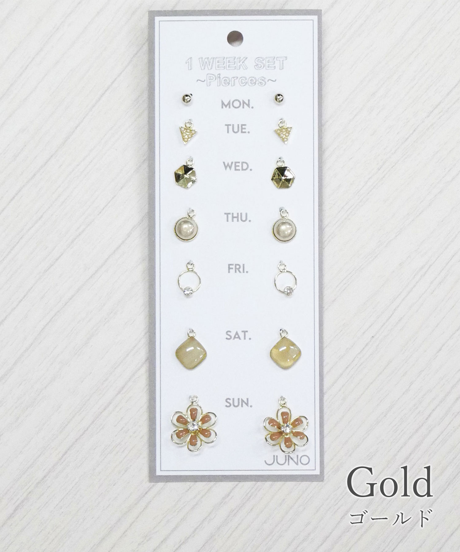 1WEEKセットピアス【5】
