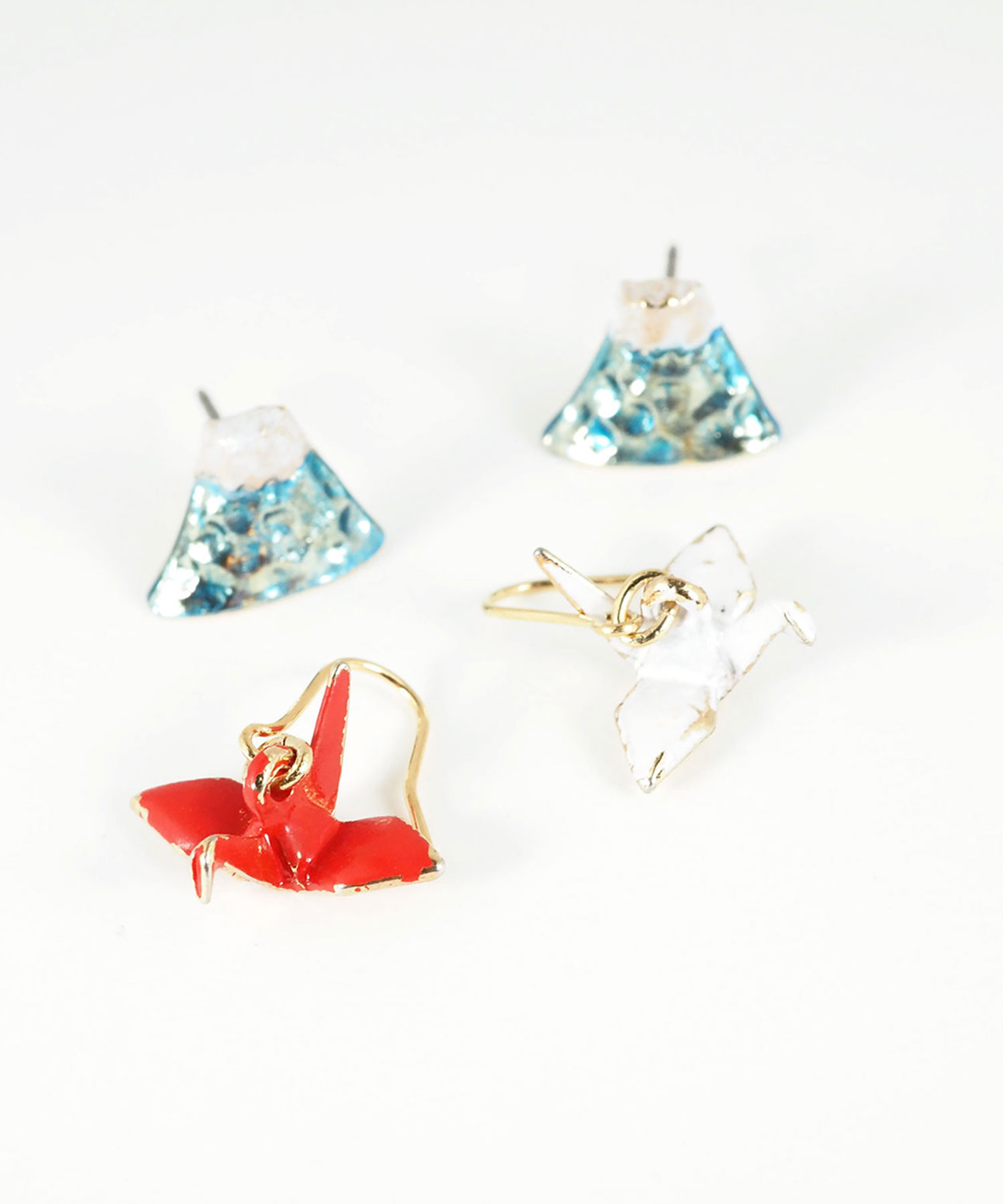 富士＆鶴ピアス