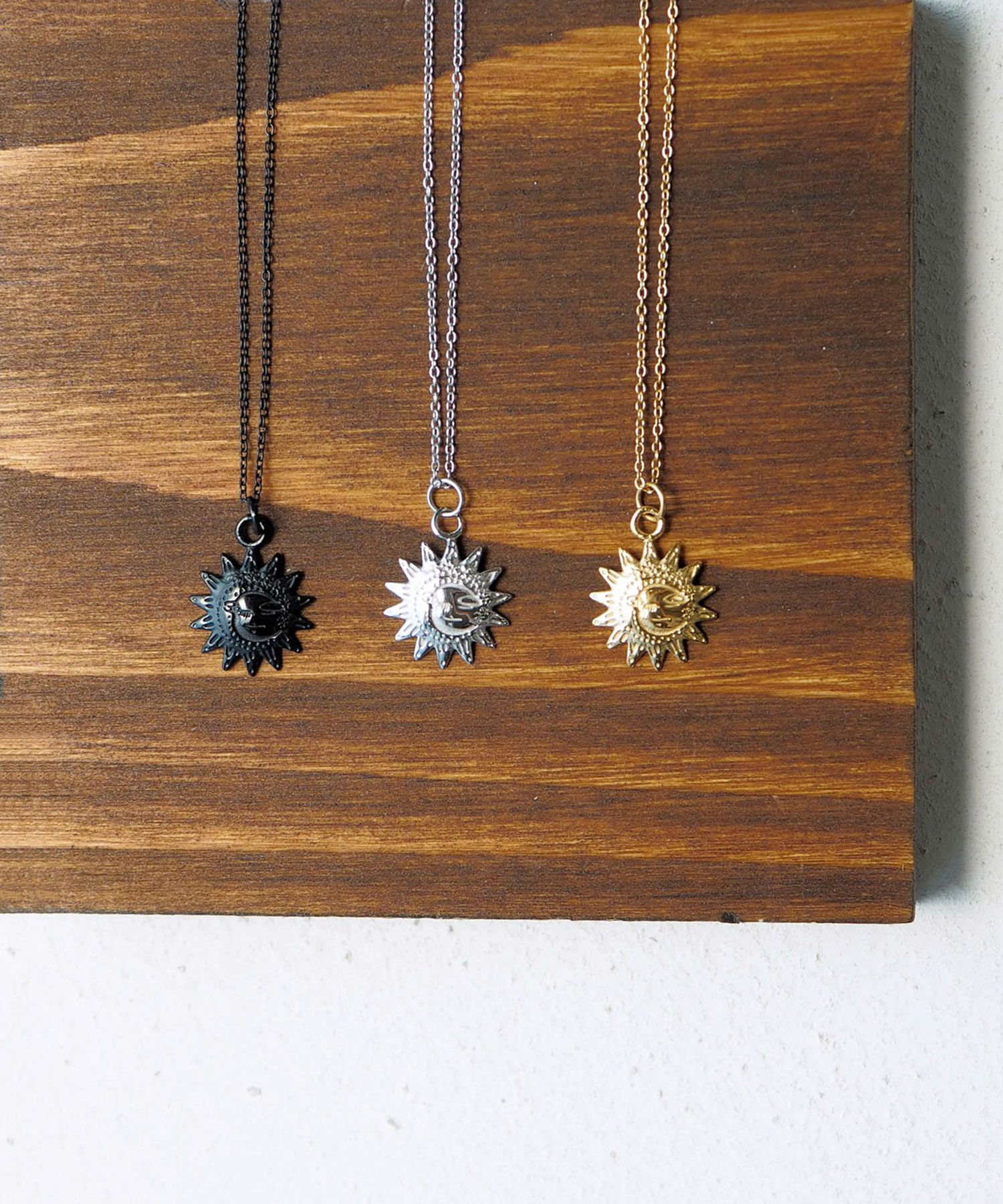 Sun Moon Necklace【Lino*Makana】