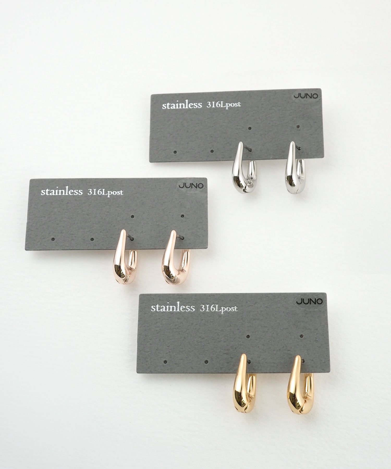Uラインサージカルステンレスポストピアス