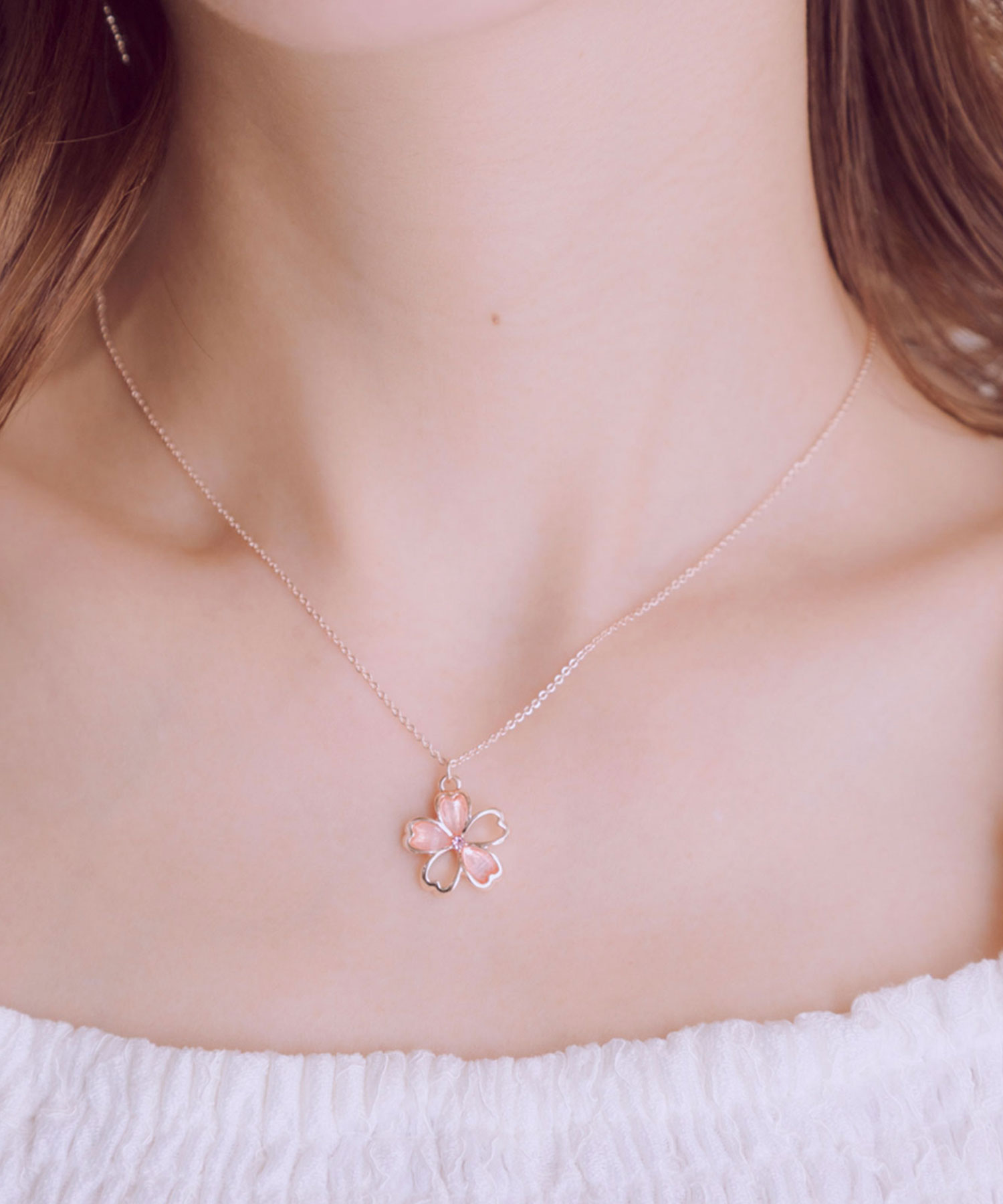 サクラフラグメントネックレス