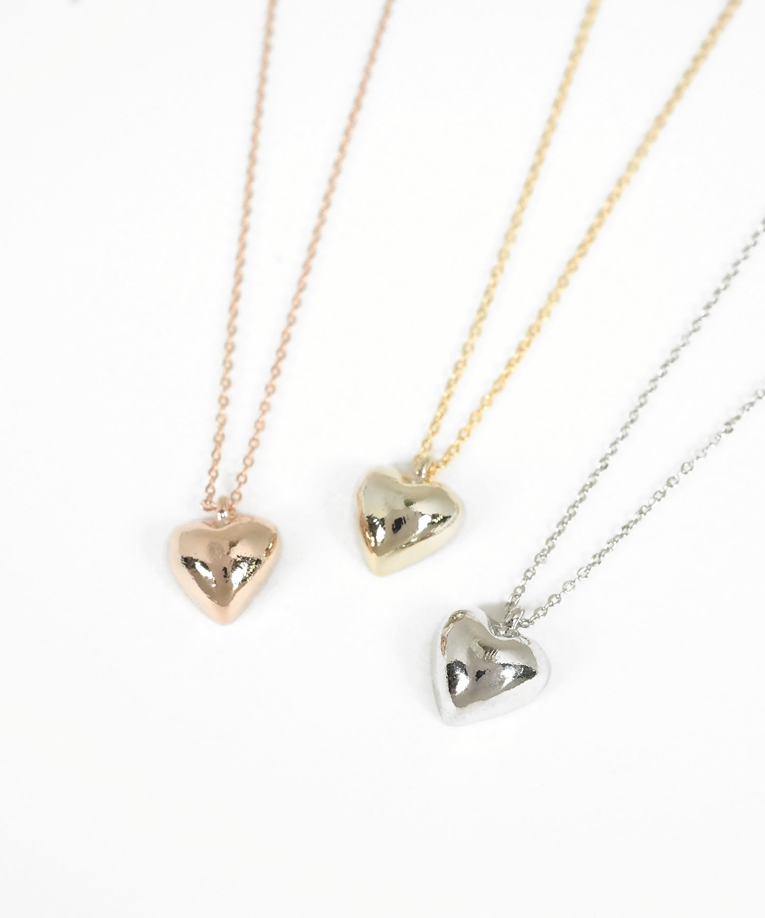 チャビーハートネックレス