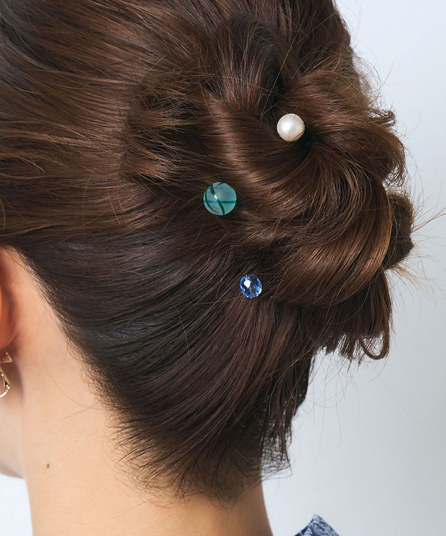 とんぼ玉＆パールＵピンセット