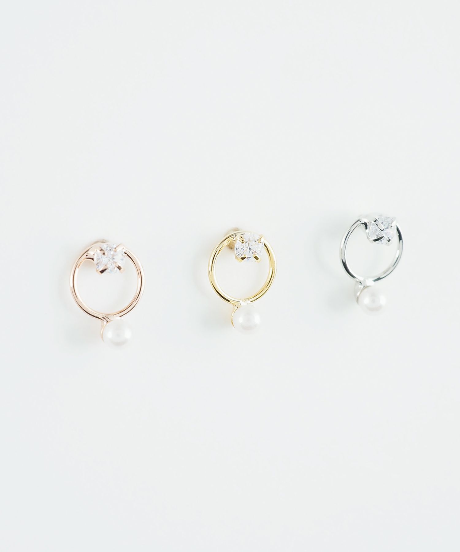 サークルラインミニピアス