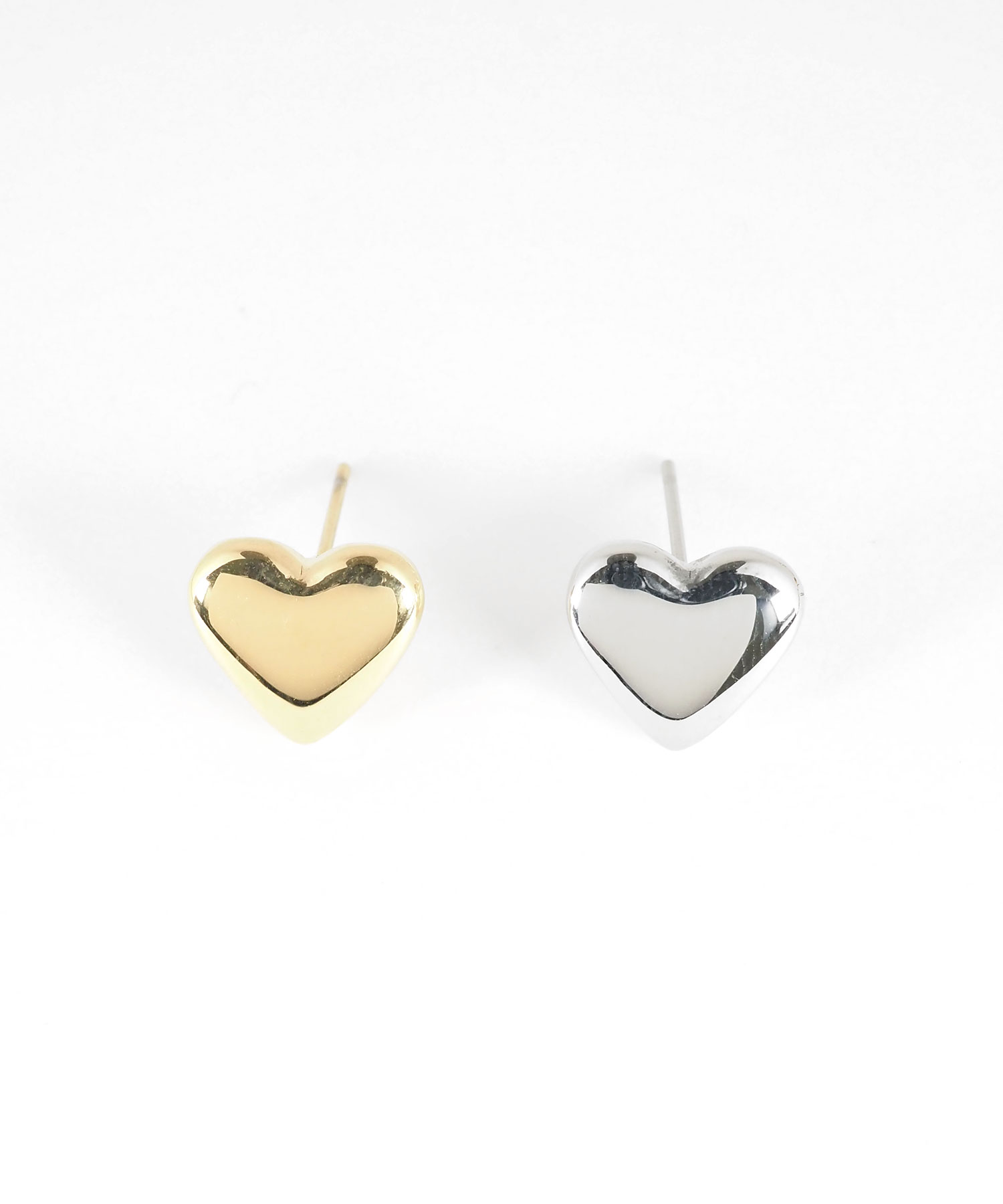 メタルハートステンレスピアス