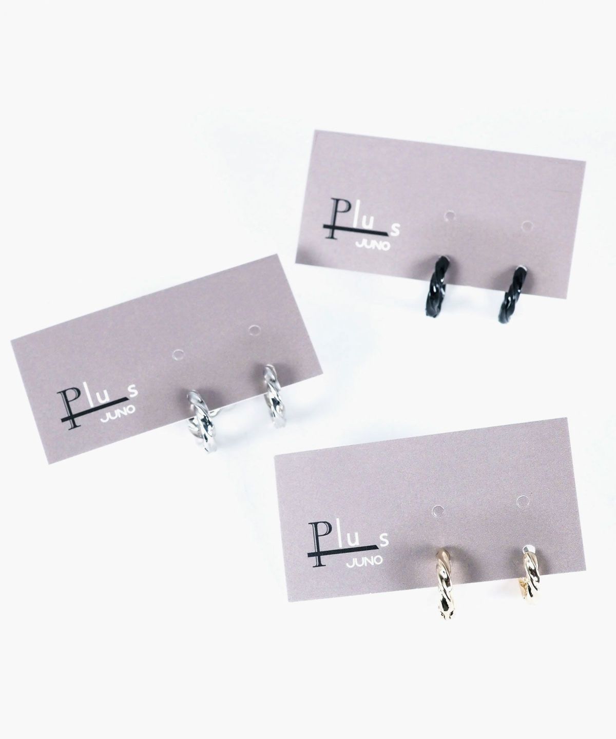 ツイストワンタッチステンレスポストピアス