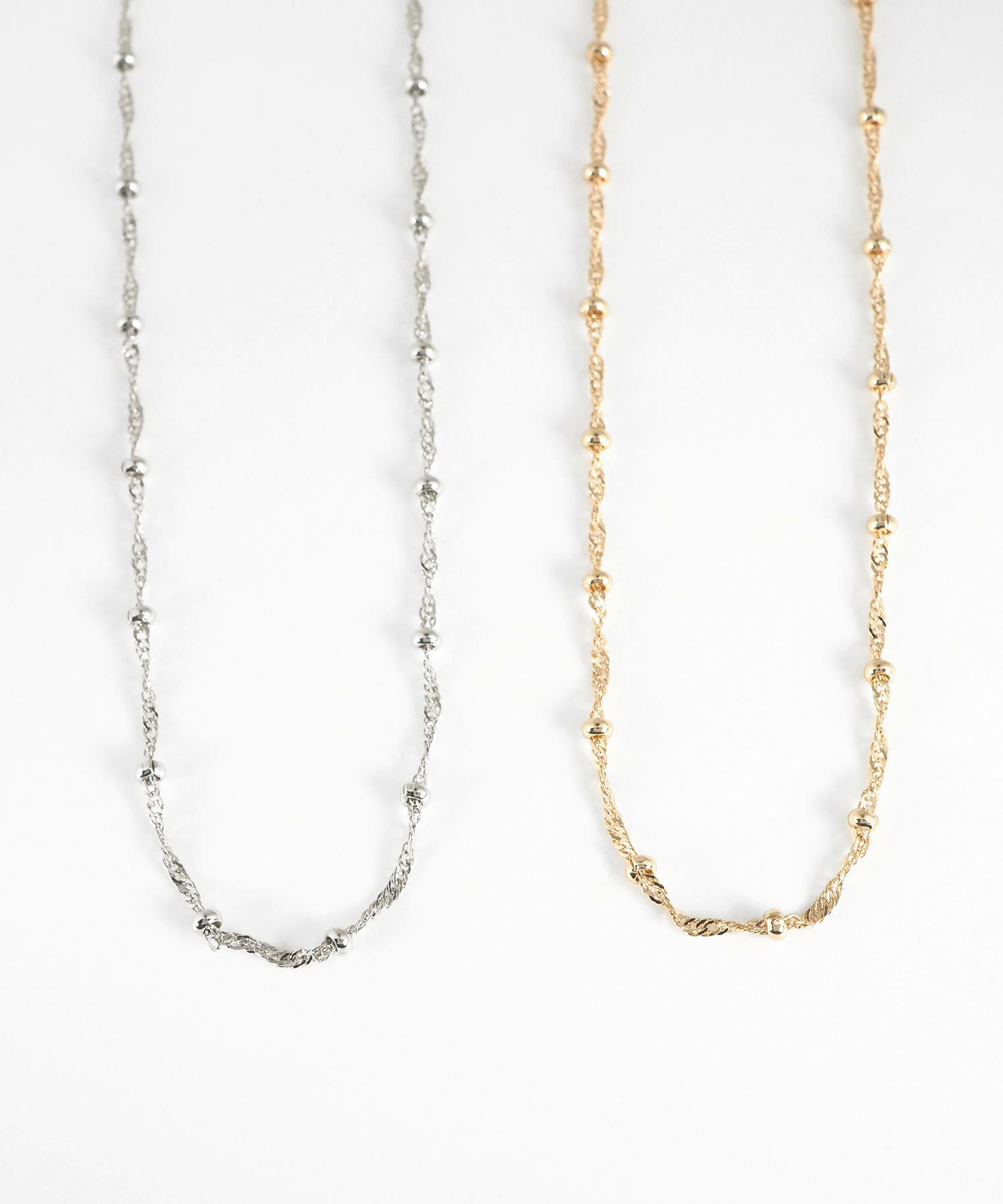 ステーションチェーンマグネットネックレス