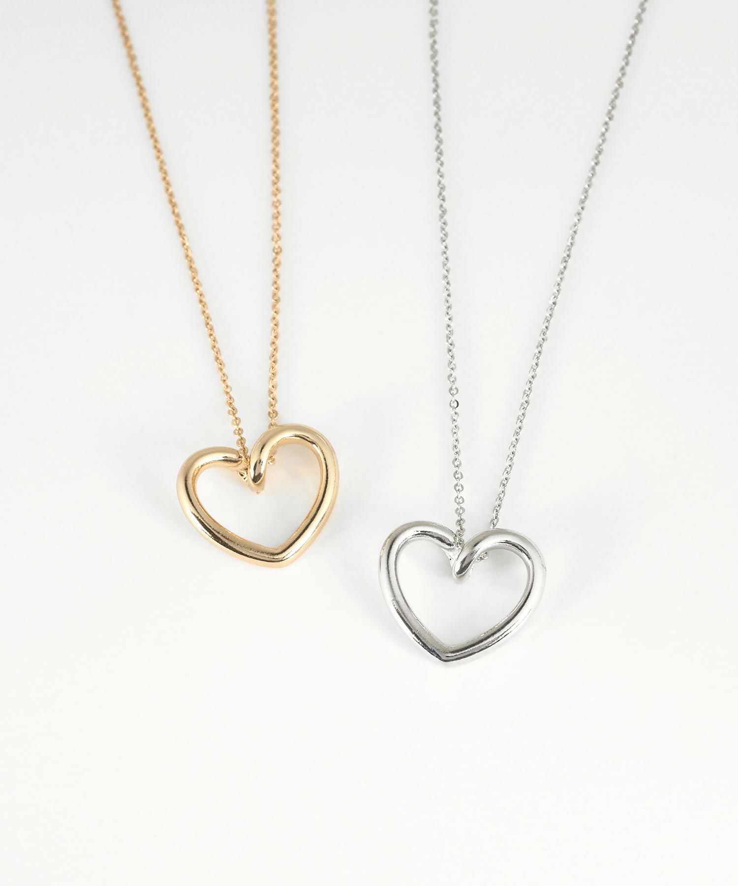 ハートフレームマグネットネックレス