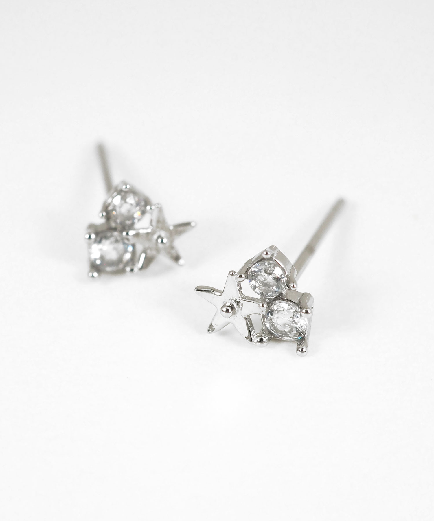 スタージルコニアステンレスピアス