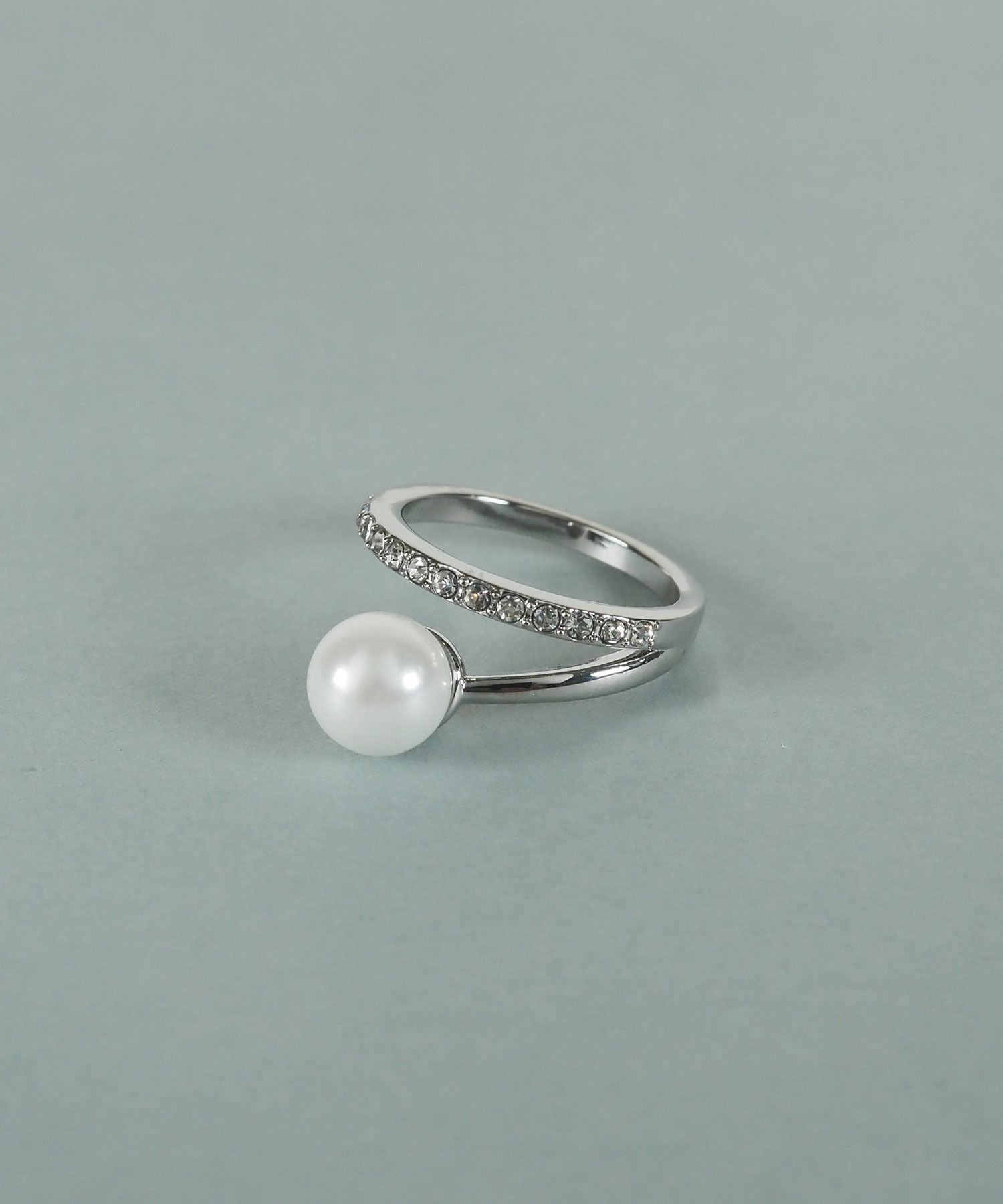 貝パールカーブラインリング【JUNO PREMIUM】