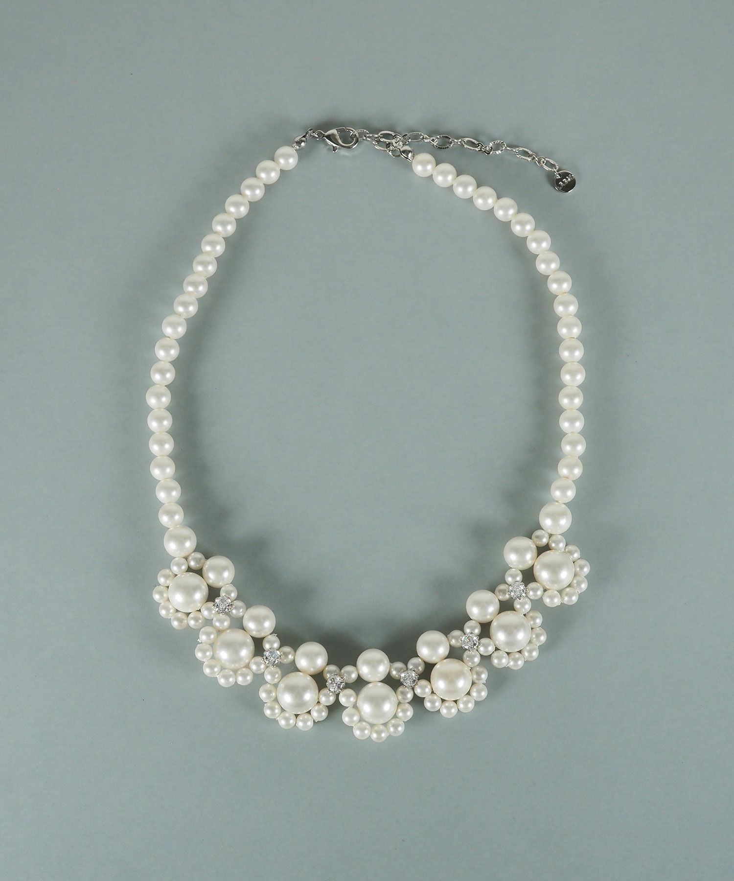 貝パールレースネックレス【JUNO PREMIUM】