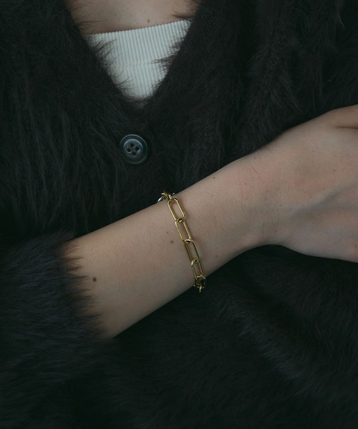 オーバルチェーンブレスレット【MUK lucenzio】