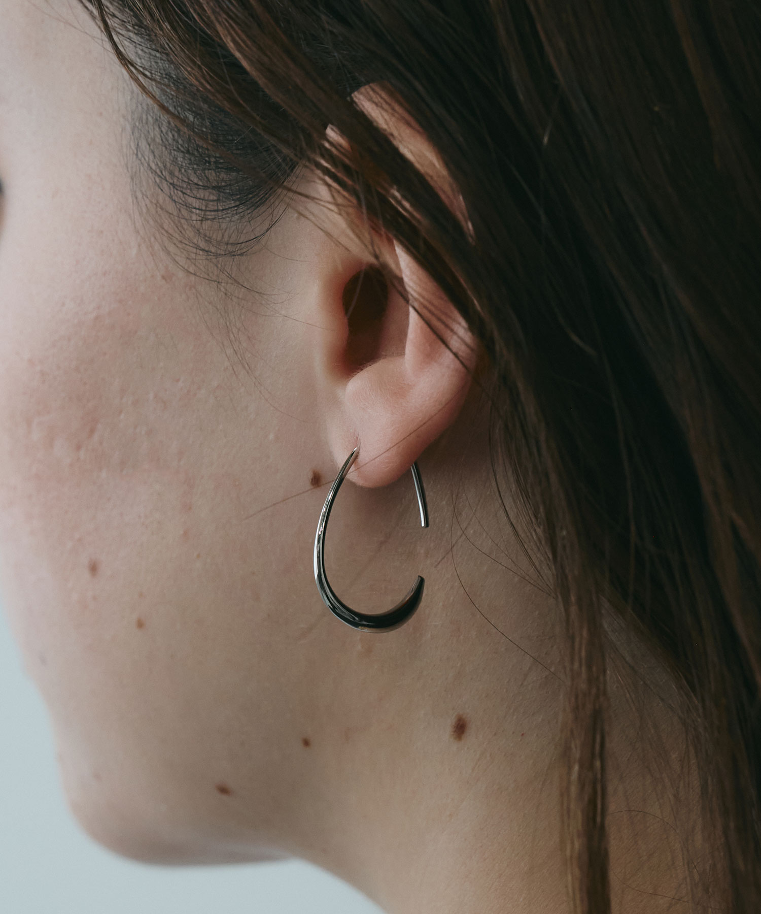 ドロップフープステンレスフックピアス【lucenzio】