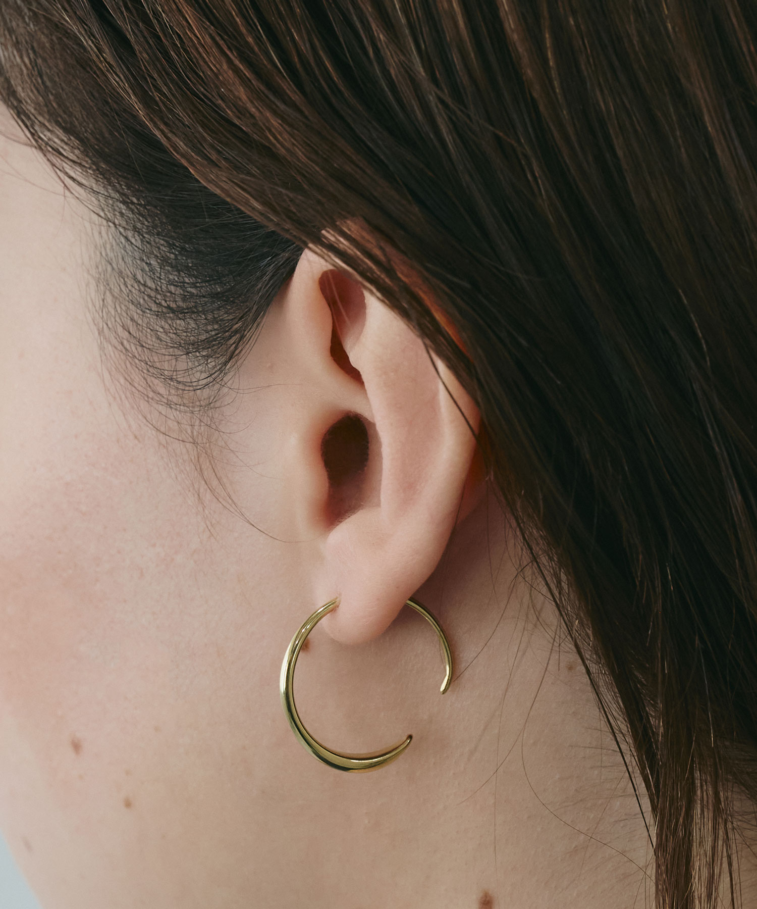 サークルフープステンレスフックピアス【lucenzio】