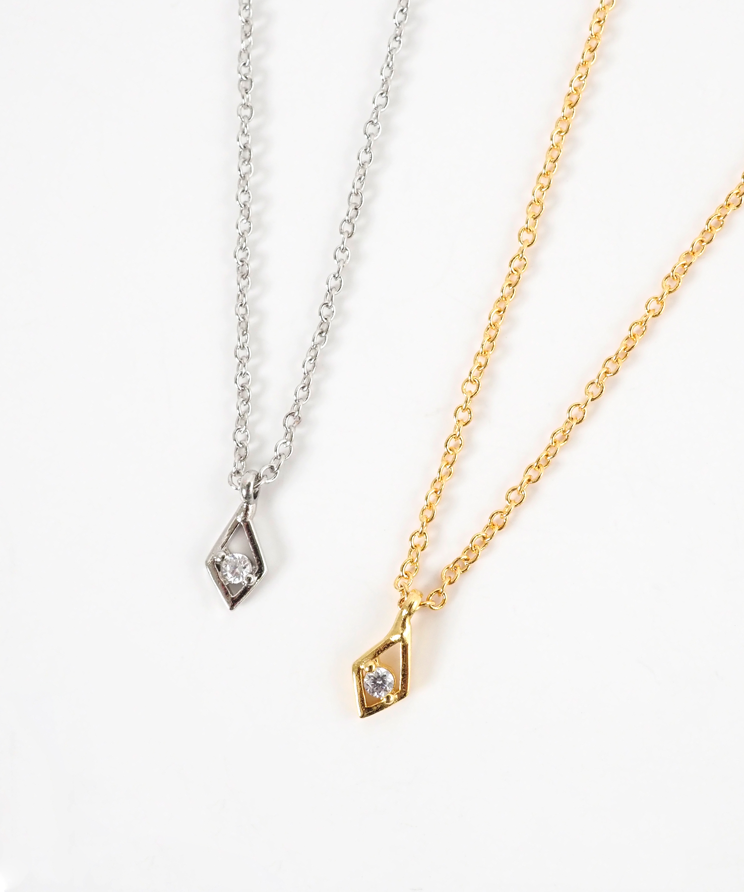 ダイヤキュービックプチペンダント