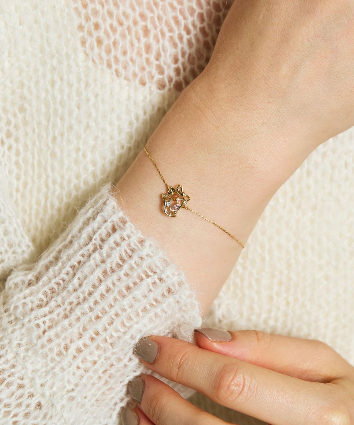 ナチュラルストーンベルブレスレット【MUK Dreamy stone】