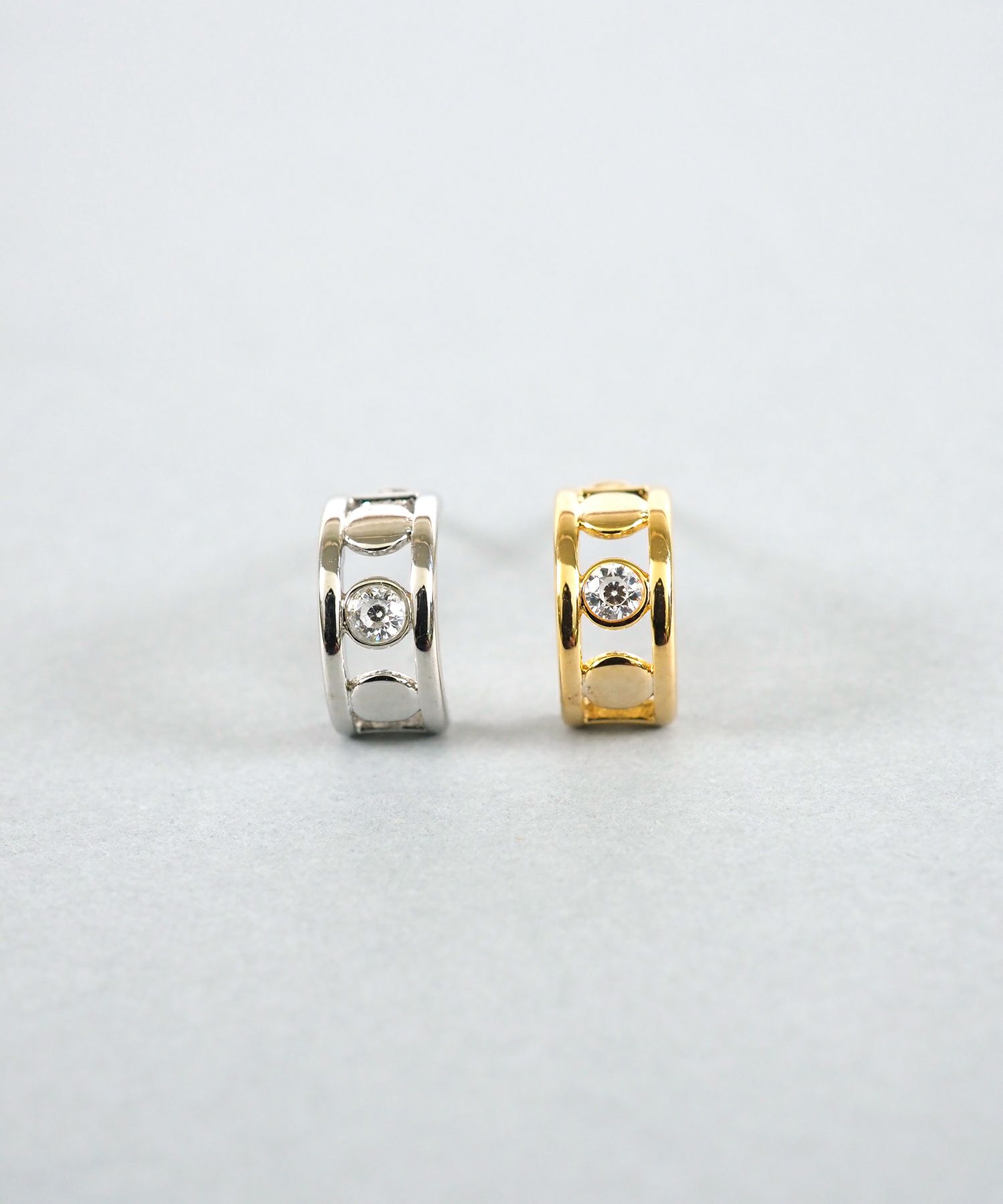 ジルコニアリングピアス【MUK petite charme】